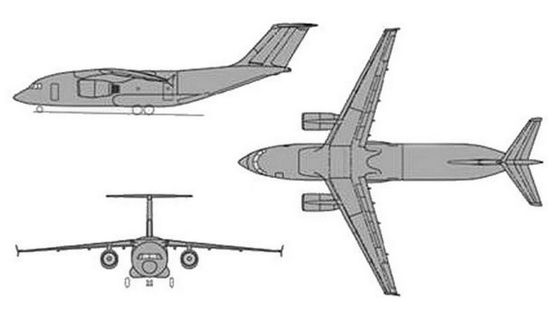 ANTONOV An-178 A178 3D view