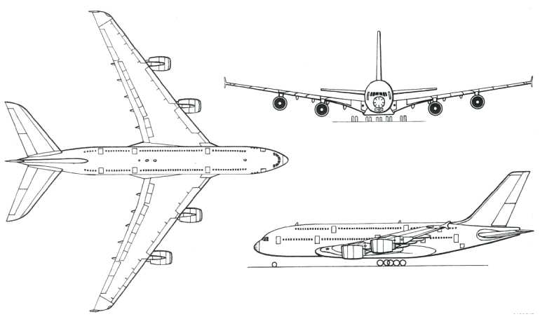 AIRBUS A-380-800 AIRBUS A-380-800 Prestige A388 3D view