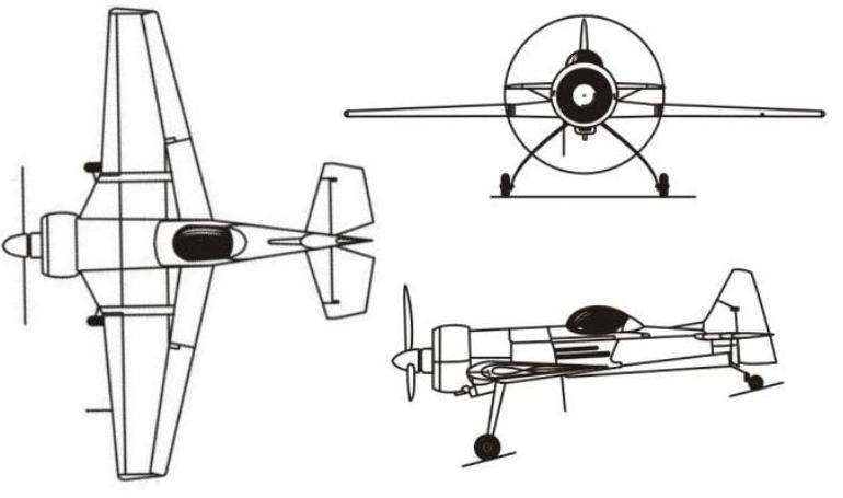 AVIATIKA MAI-900 Acrobat OSKBES-MAI MAI-900 Acrobat A900 3D view