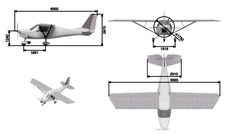 LIGHT WING AC-4 AC4 3D view