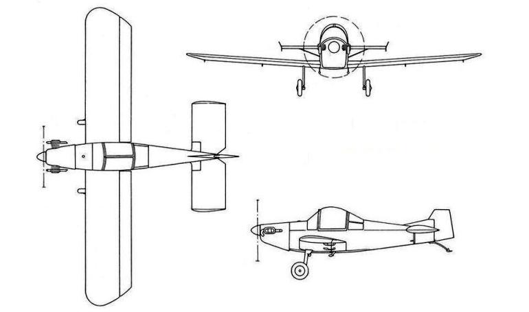 GATARD AG-02 Poussin AG02 3D view