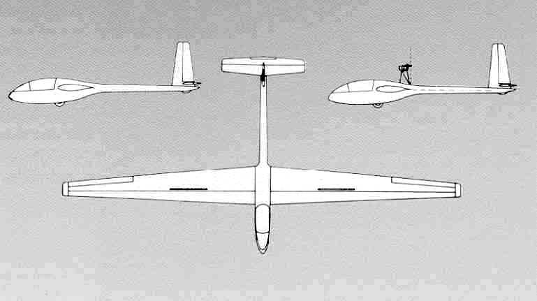 AKAFLIEG KARLSRUHE AK-1 AK1 3D view