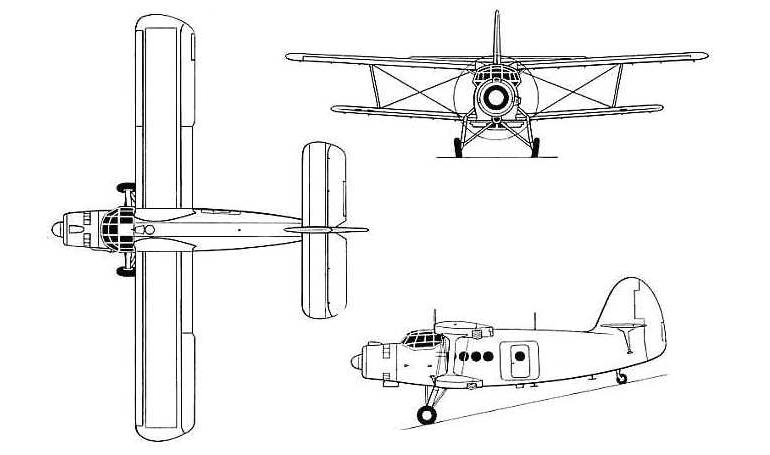 AICSA An-2 ANTONOV An-2 NANCHANG Y-5 PZL-MIELEC An-2 Antek SHIJIAZHUANG Y-5 AN2 3D view