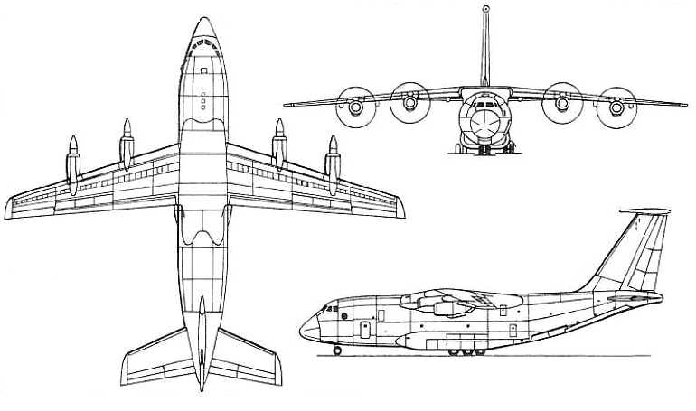 ANTONOV An-70 AN70 3D view