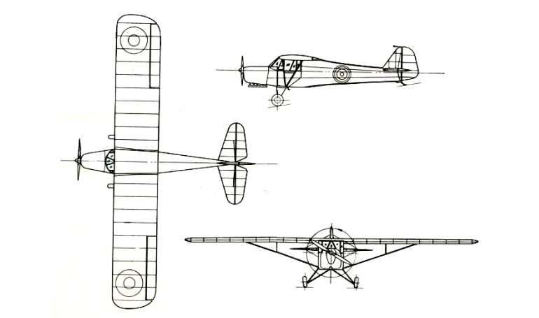 AUSTER Auster 5 AUSTER Auster 5 Alpha AUSTER J TAYLORCRAFT (2) Auster 5 TAYLORCRAFT (2) Auster 5 Alpha TAYLORCRAFT (2) J AUS5 3D view