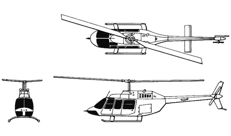 BELL 206LT TwinRanger TRIDAIR 206L-ST Gemini ST B06T 3D view