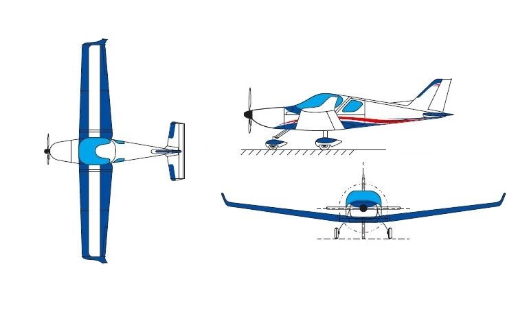 BRM AERO Bristell B23 Energic B23E 3D view
