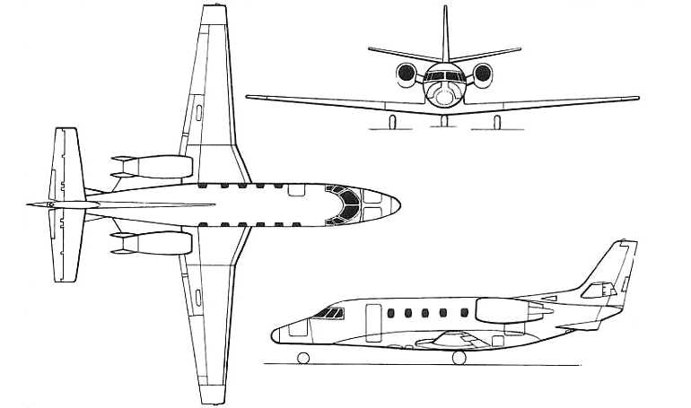 CESSNA 560XL Citation Excel CESSNA 560XL Citation XLS C56X 3D view