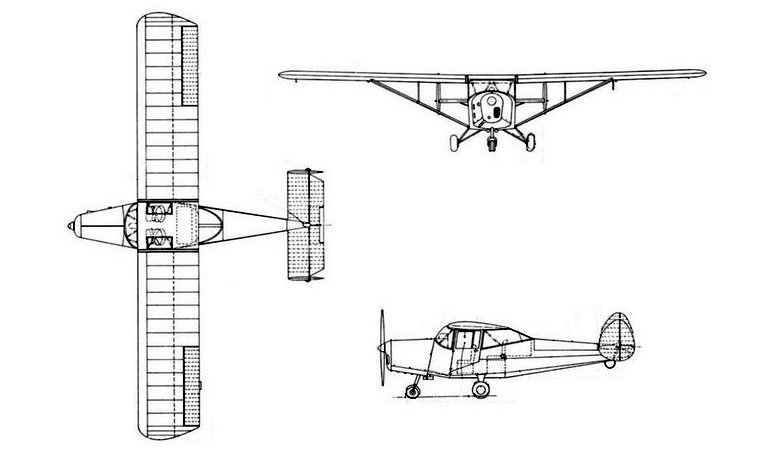 CHRISLEA CH-3 Super Ace CHRISLEA CH-3 Skyjeep CH3 3D view