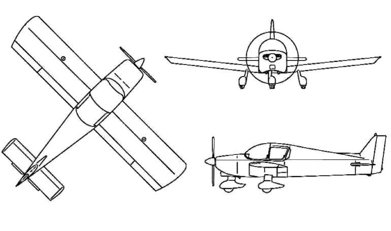 ZENAIR CH-300 Tri-Z ZENAIR CH-300 Tri-Zenith CH30 3D view