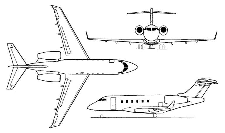 BOMBARDIER BD-100 Challenger 350 CL35 3D view