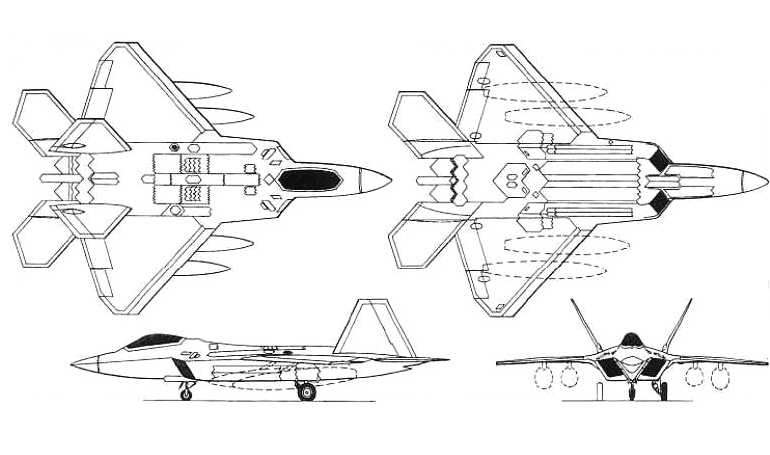 LOCKHEED MARTIN F-22 Raptor LOCKHEED MARTIN L-645 Raptor F22 3D view