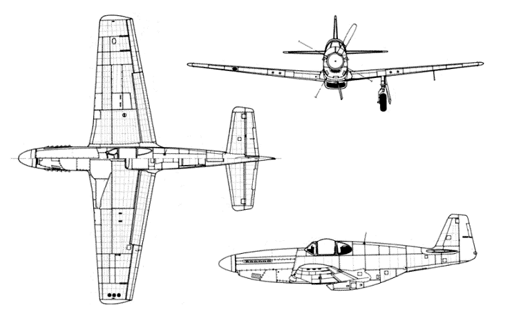 CAMERON P-51G Grand 51 EXCLUSIVE P-51G Grand 51 GR51 3D view