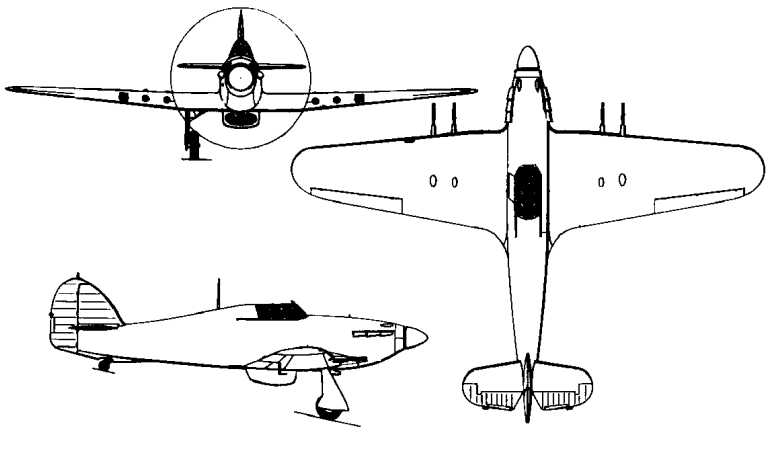 SINDLINGER HH-1 Hawker Hurricane HAHU 3D view