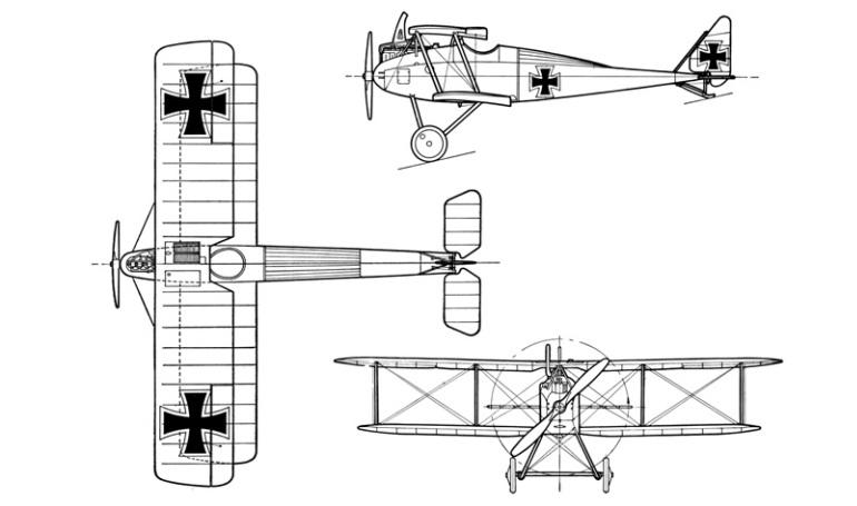 HALBERSTADT D-4 Replica HLD4 3D view