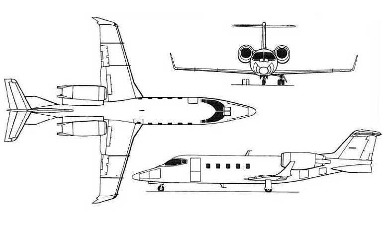 LEARJET 60 LJ60 3D view