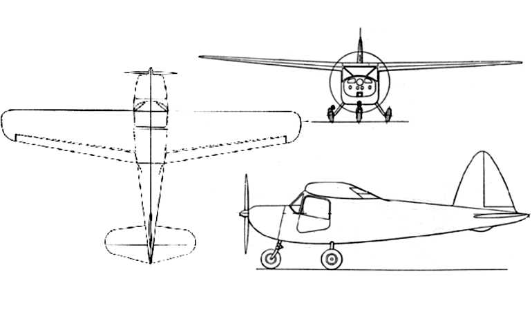 GERMAN BIANCO MB-308 MACCHI MB-308 M308 3D view