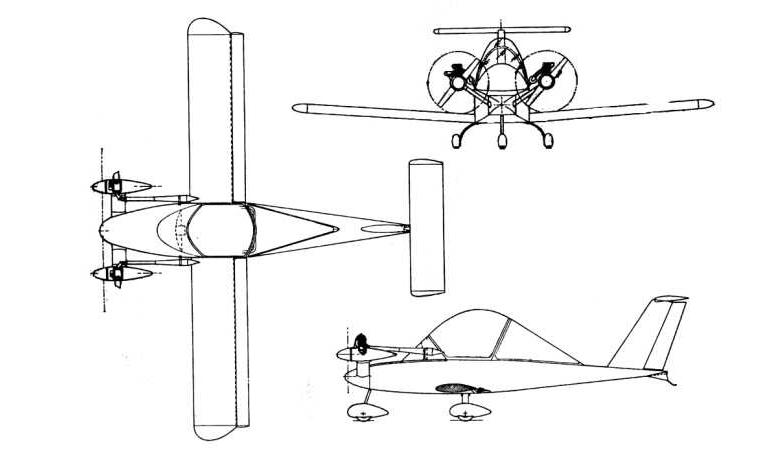 COLOMBAN MC-10 Cricri COLOMBAN MC-12 Cricri COLOMBAN MC-15 Cricri ZENAIR MC-12 Cricri MC10 3D view