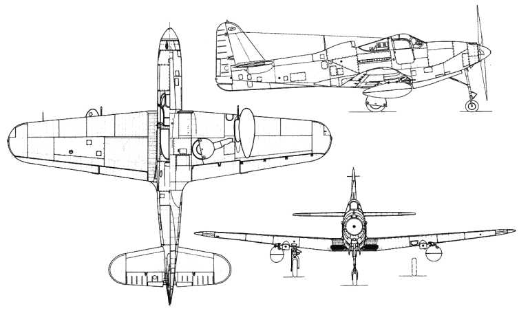 BELL P-63 Kingcobra P63 3D view