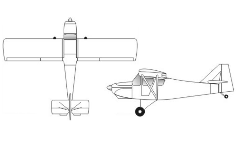 ADAM (1) RA-14 Loisirs FALCONAR AMF-S14 Maranda MARANDA BM-1 Loisirs MARANDA BM-1 Super Loisirs RA14 3D view