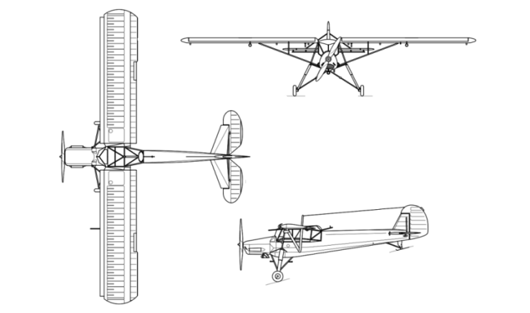 RAGWING RW-20 Stork RW20 3D view