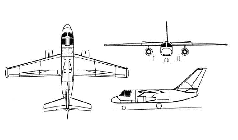 LOCKHEED L-394 Viking LOCKHEED S-3 Viking S3 3D view