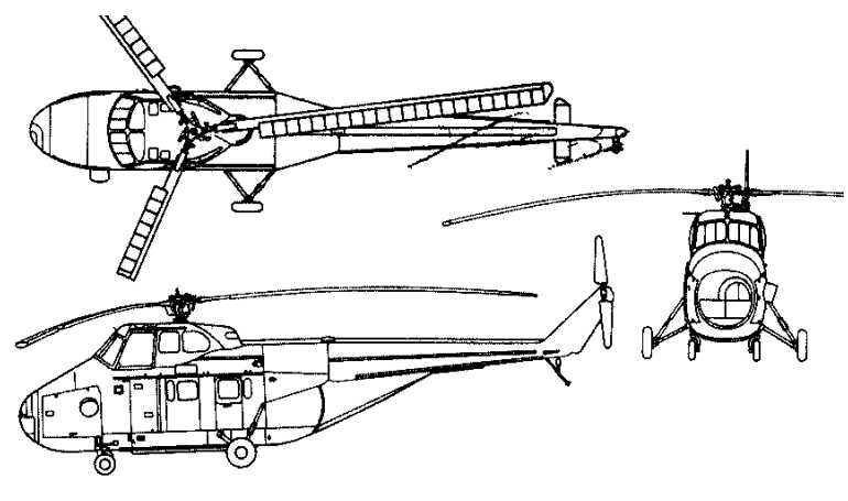 SIKORSKY S-55T VAT Elite WESTLAND WS-55 Whirlwind 3 S55T 3D view