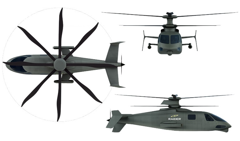 SIKORSKY S-97 Raider S97 3D view