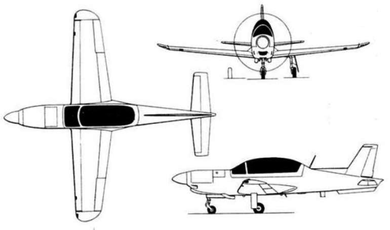 SOCATA TB-31 Omega TB31 3D view