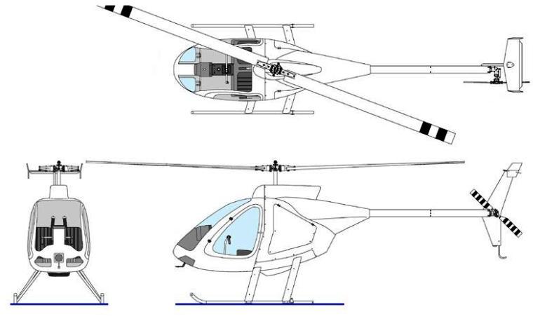 REVOLUTION Voyager-500 V500 3D view