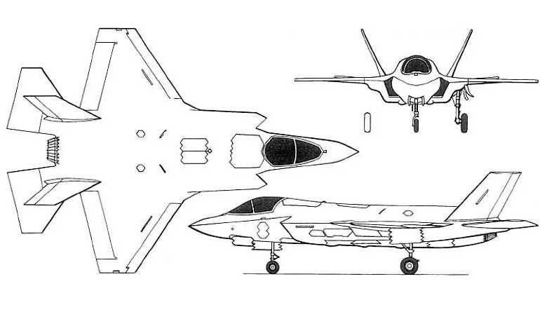 LOCKHEED MARTIN F-35B Lightning 2 VF35 3D view