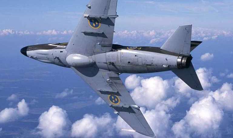 SAAB 32 Lansen SAAB J32 Lansen SB32 aircraft photograph
